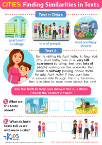 Cities: Finding Similarities Worksheet
